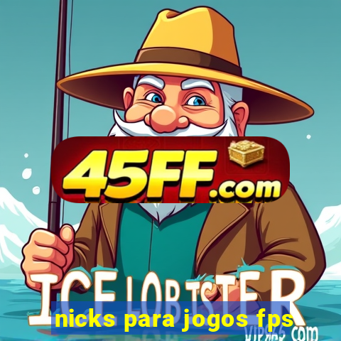 nicks para jogos fps